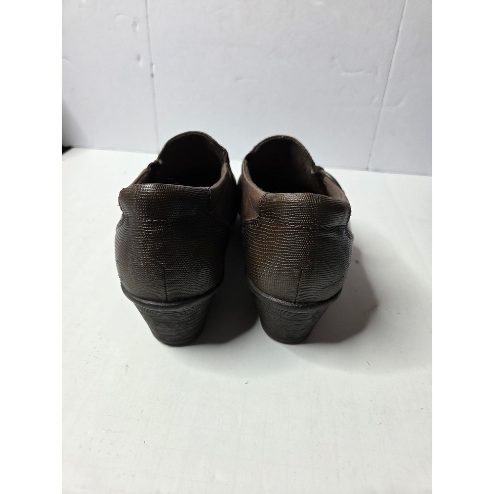 Earth Origins‎ Mavis Womens Bark Brown Leather Slip On Loafer Shoes 9.5M 2019F - Picture 5 of 8
